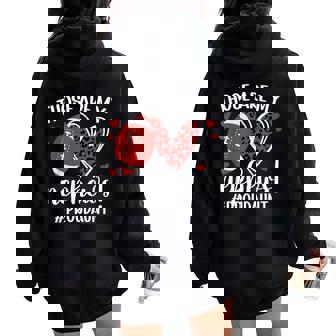Those Are My Nephews Football Aunt Of A Football Player Aunt Women Oversized Hoodie Back Print | Mazezy