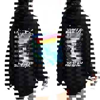 Niagara Falls Road Trip Family Vacation Trip Woman T Women Oversized Hoodie Back Print | Mazezy