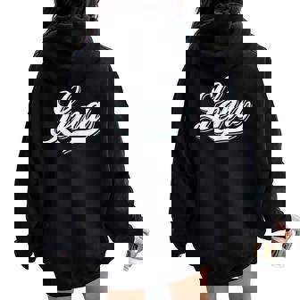 Niñas Idea De Regalo Divertido Humor Nombre Para Lena Women Oversized Hoodie Back Print - Regaloses