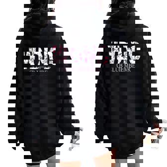 We Do Not Care Club Member Humor Joke Sarcastic Quote Women Oversized Hoodie Back Print - Thegiftio UK