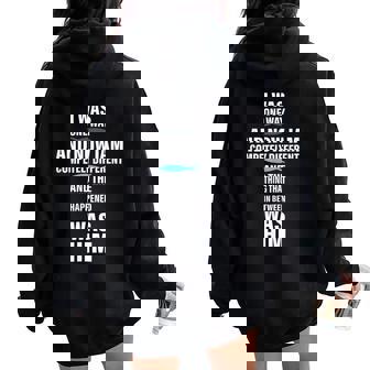 I Was One Way Chosen Completely Different Christian Women Oversized Hoodie Back Print - Thegiftio