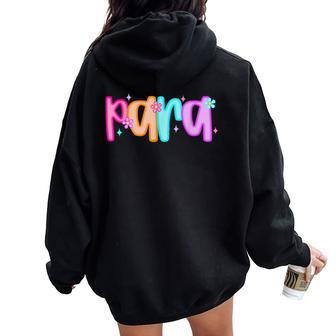 Para Retro Back To School Paraprofessional Parapro Women Oversized Hoodie Back Print - Thegiftio UK