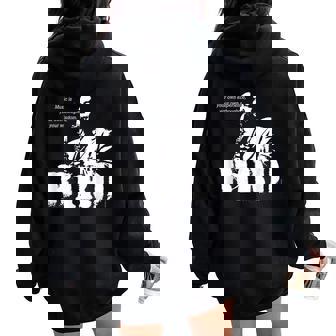 Parker Jazz Wisdomaxophonist Musician 1色 レディース オーバーサイズ パーカー バックプリント - Kawaiitshirt