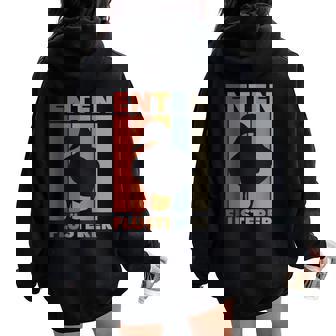 Pato De Goma Diseño De Pato Women Oversized Hoodie Back Print - Regaloses