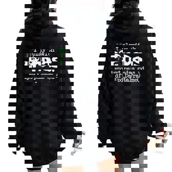 I Play With Pandas Python コンピューター コーディング プログラマー コーダー レディース オーバーサイズ パーカー バックプリント - Kawaiitshirt