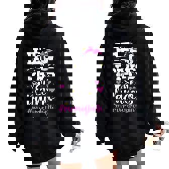 He Plays She Dances Mom Of Both Dance And Soccer Mom Women Oversized Hoodie Back Print - Thegiftio