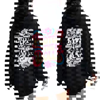 Protect The Dolls Trans Transgender Women Oversized Hoodie Back Print | Mazezy