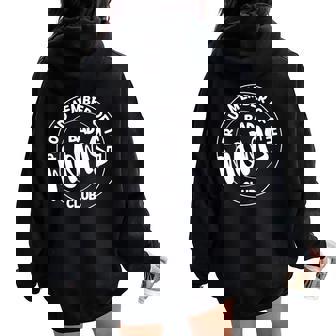 Proud Member Of The Bad Mom Club Mom Life Women Oversized Hoodie Back Print | Mazezy