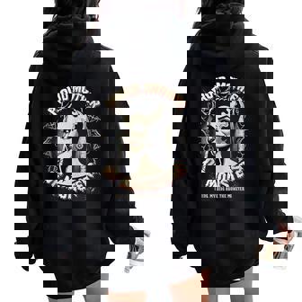 Proud Mother Of Monsters Women Oversized Hoodie Back Print | Mazezy