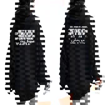 Proud Senior Band Mom Marching Band Mama Mother's Day Women Oversized Hoodie Back Print - Thegiftio