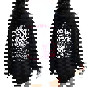 Psych Nurse Mental Health Psychiatric Nursing Appreciation レディース オーバーサイズ パーカー バックプリント - Kawaiitshirt