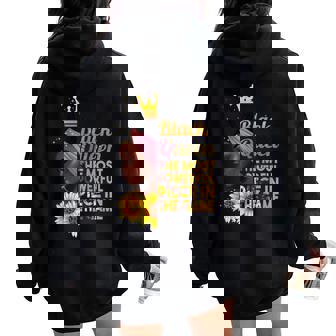 Queen La Pièce La Plus Puissante Du Mois D'histoire Du Jeu Sweat à capuche oversize pour femme avec imprimé dans le dos - Cadeauxyz