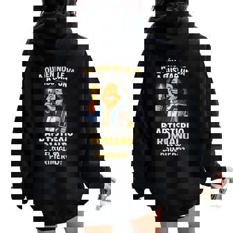 A Quien No Lea A Gustar Un Baptisterio Romano Cuello Women Oversized Hoodie Back Print - Regaloses