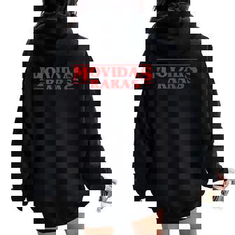 Regalo De Hombre Y Friki In Mangas Women Oversized Hoodie Back Print - Regaloses