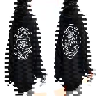 Resist Bear Only You Can Prevent Protest Women Women Oversized Hoodie Back Print | Mazezy