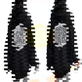 Retro Back To School Boys Old Camo Second Grade Women Oversized Hoodie Back Print | Mazezy