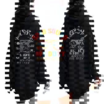 Retro Sped Squad Off Duty Special Education Teacher Last Day Women Oversized Hoodie Back Print - Thegiftio UK
