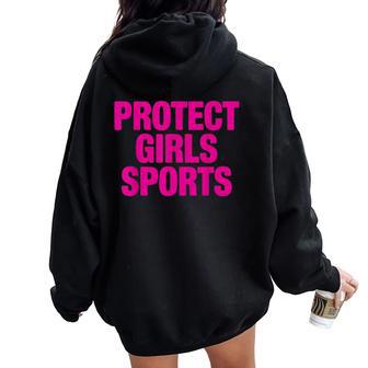Riley Protect Girls Sports Women Oversized Hoodie Back Print - Thegiftio UK