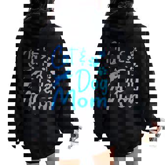 S Para Mascotas Gatos Y Perros Para Día De La Madre Women Oversized Hoodie Back Print - Regaloses