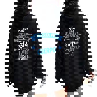 Sarcástico Divertidas Ropa - Hombre Y Con Manga Corta Talla Negro Estampado De Letras Quién Necesita Pelo Con Un Cuerpo Así Women Oversized Hoodie Back Print - Regaloses