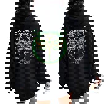 Sassenach Libellule Gaélique Outlander Écossais Sweat à capuche oversize pour femme avec imprimé dans le dos - Cadeauxyz