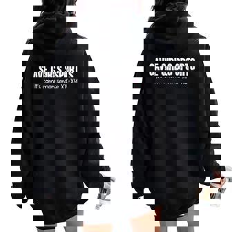 Save Girls Sports Its Common Xx Different To Xy Sense Women Oversized Hoodie Back Print - Thegiftio