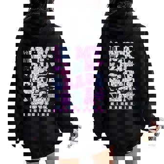 In My Second Grade Era 2Nd Grade Girl Teacher Back To School Women Oversized Hoodie Back Print | Mazezy