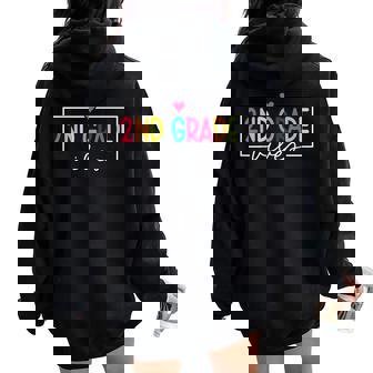 Second Gradeibes 初学期 2年生 先生 レディース オーバーサイズ パーカー バックプリント - Kawaiitshirt