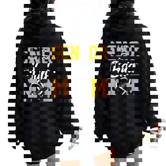 Senior Band Mom 2026 Marching Band Parent Class Of 2026 Women Oversized Hoodie Back Print - Thegiftio