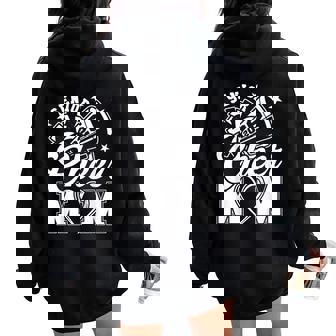 Senior Cheer Mom 2026 Proud Cheerleader Mom Class Of 2026 Women Oversized Hoodie Back Print - Thegiftio