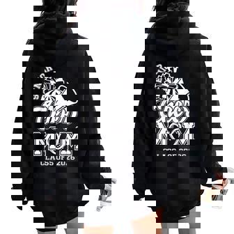 Senior Cheerleader Mom Cheer Class Of 2026 Graduation Women Women Oversized Hoodie Back Print | Mazezy