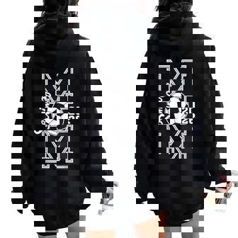 Senior Soccer Mom 2026 Graduation Women Women Oversized Hoodie Back Print - Thegiftio