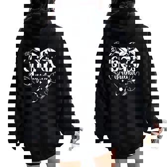 Sports Grandma Proud Sports Grandmother Sport Grandma Women Oversized Hoodie Back Print | Mazezy