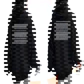 Subtle Anti Trump Hidden Message Sarcastic Feminist Women Oversized Hoodie Back Print - Thegiftio UK