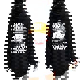 Tardigrade ウミグマ クマムシ 苔 生物学 レディース オーバーサイズ パーカー バックプリント - Kawaiitshirt