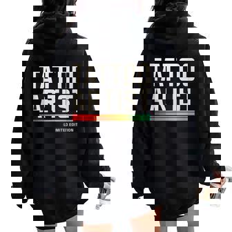 Tattoo Artist Edición Limitada Jubilación Abuelo Es Hombres In Mangas Women Oversized Hoodie Back Print - Regaloses