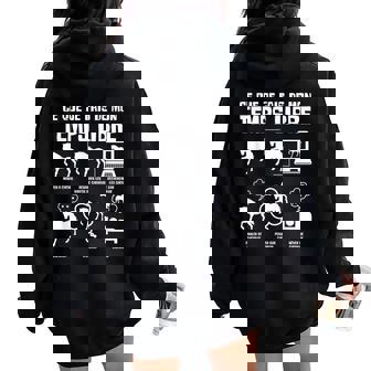 Temps Libre Cheval Animal Equitation Homme Cadeau Sweat à capuche oversize pour femme avec imprimé dans le dos - Cadeauxyz