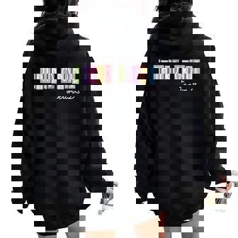 Third Grade Team 3Rd Grade Teacher Girls Boys Women Oversized Hoodie Back Print - Thegiftio