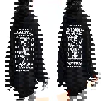Today I Don't Feel Like Doing Anything Except My Wife Women Oversized Hoodie Back Print | Mazezy