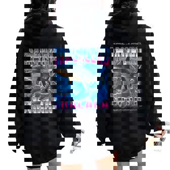 Tralalero-Tralala Italian-Brainrot Gen Z Women Women Oversized Hoodie Back Print - Thegiftio UK