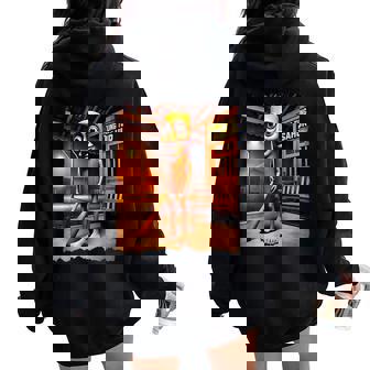 Tung-Tung-Sahur Italian-Brainrot Gen Z Youth Women Oversized Hoodie Back Print - Thegiftio UK