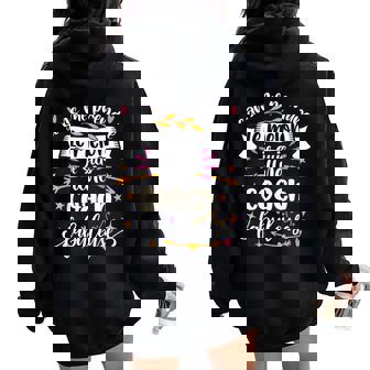 Une Coach Fabuleuse Handball Gymnastique Merci Coach Sweat à capuche oversize pour femme avec imprimé dans le dos - Cadeauxyz