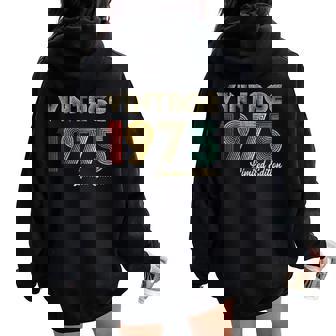 Vintage 1975 50 Cumpleaños Regalo 50 Años Hombre Women Oversized Hoodie Back Print - Regaloses