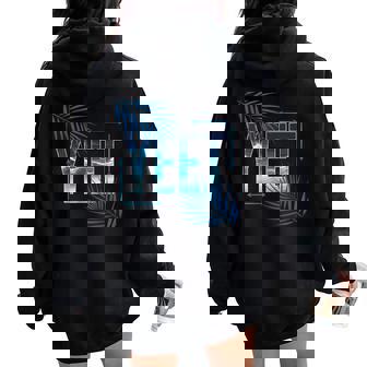 Vintage Yeet Apparel Saying Sarcastic & Women Women Oversized Hoodie Back Print - Thegiftio UK