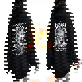 Walk By Faith Not By Sight Christian Western Cowboy Boots Women Oversized Hoodie Back Print - Thegiftio UK