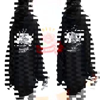 Wife Mama Best Mom For The Happy Mother´S Day Women Oversized Hoodie Back Print | Mazezy