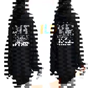 Wild About 4Th Grade First Day Of School Teacher Student Women Oversized Hoodie Back Print | Seseable FR