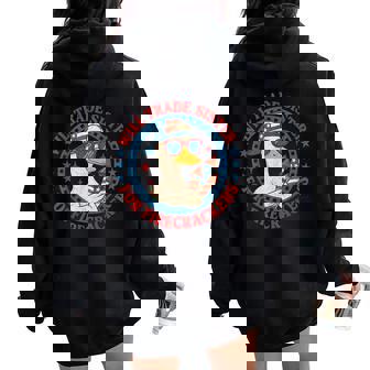 Will Trade Sister For Firecrackers 4Th Of July Boys Women Oversized Hoodie Back Print - Thegiftio UK