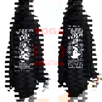 Yoga Mom Spirituality Mother's Day Meditation Women Women Oversized Hoodie Back Print | Mazezy