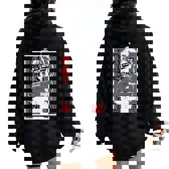 あがかお フェイス Lewd アニメ 女の子 和服 オタク用 レディース オーバーサイズ パーカー バックプリント - Kawaiitshirt